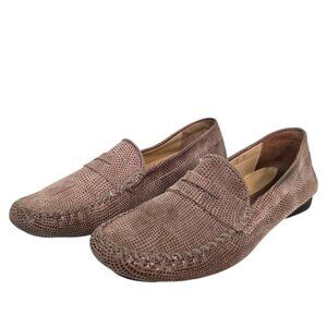 VanEli Ranon Leather Driving Penny Loafers Sz 8M